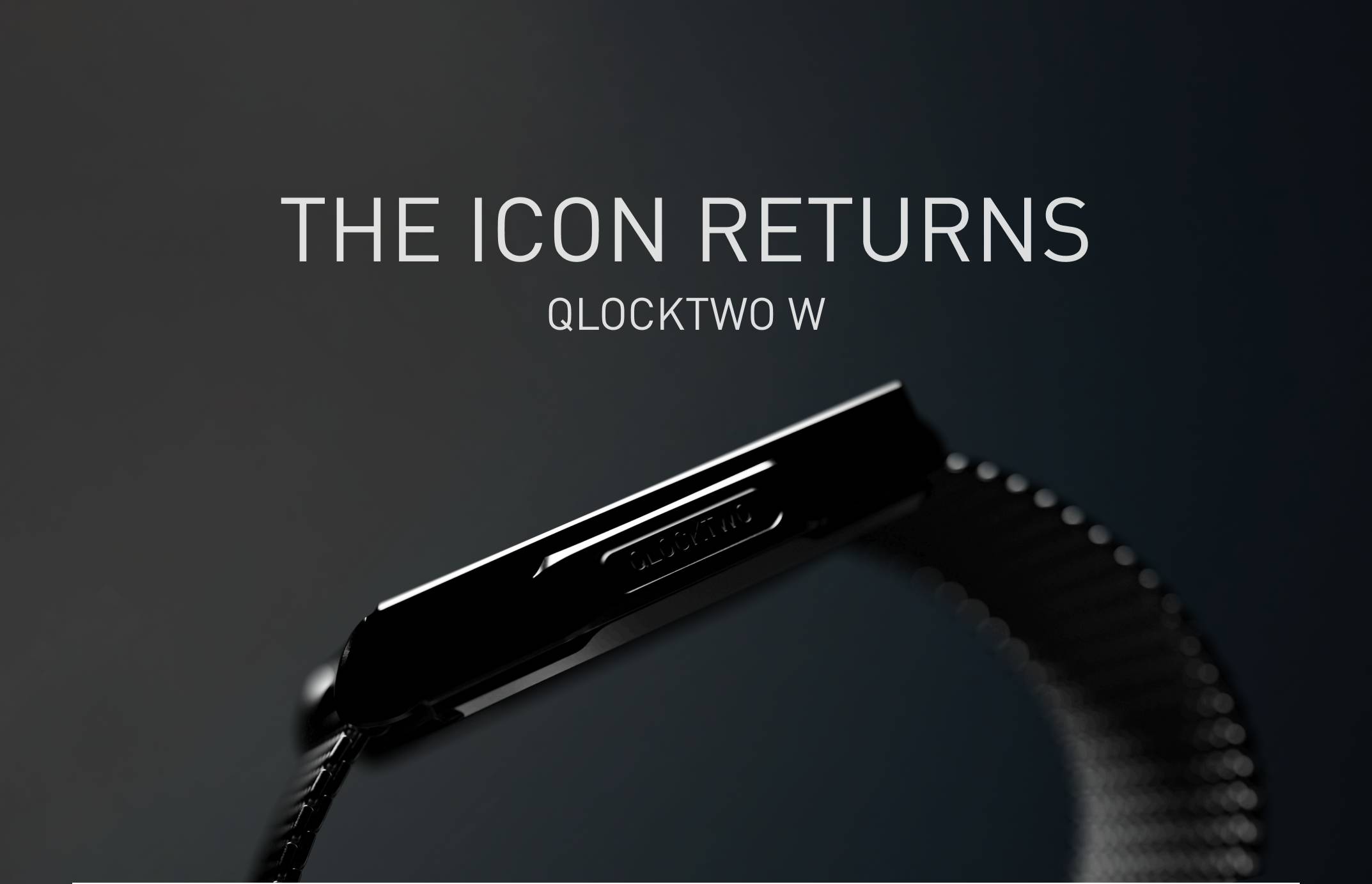 Qlocktwo Watch - The Icon returns!